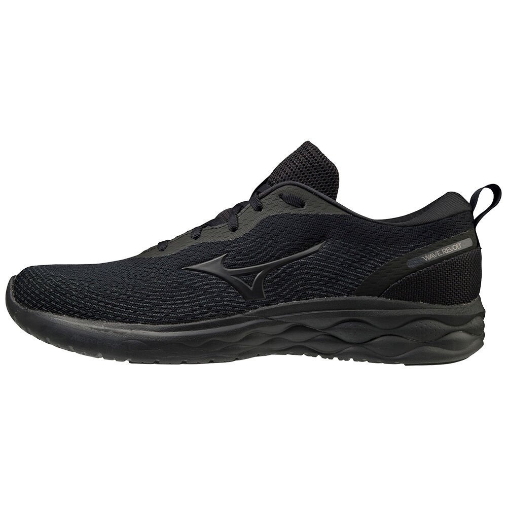 Damske Bezecke Topanky Mizuno Wave Revolt Čierne/Čierne Vypredaj MOJU01423